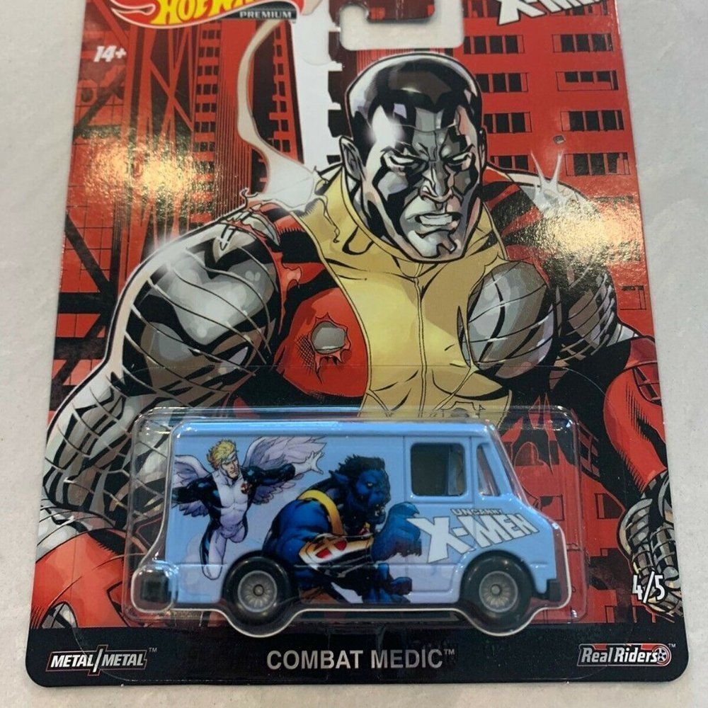 2018 Hot Wheels X-Men Combat Medic REAL RIDERS